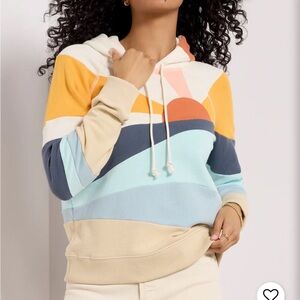 Faherty Soleil hoodie  Sunrise Hoodie medium excellent condition